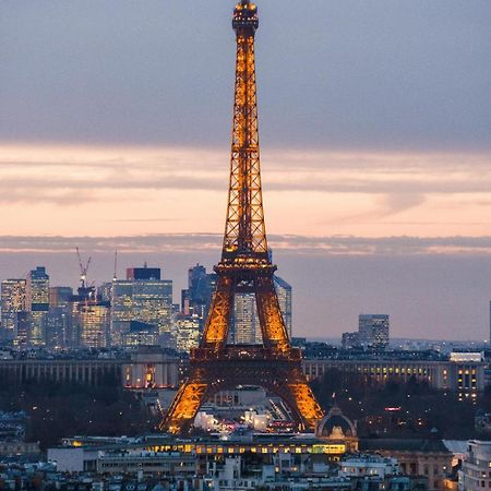 Paris Luxury Apartment 75M2 With Eiffel Tower View, 1 Min Metro, Parking Exterior foto